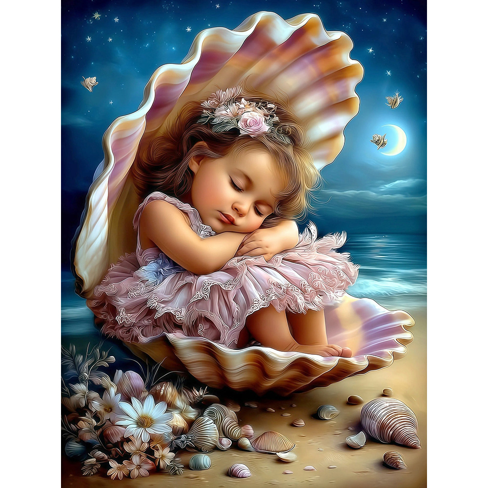 Resin Art Equipment - Peinture Diamant DIY EverShine Fille 5D