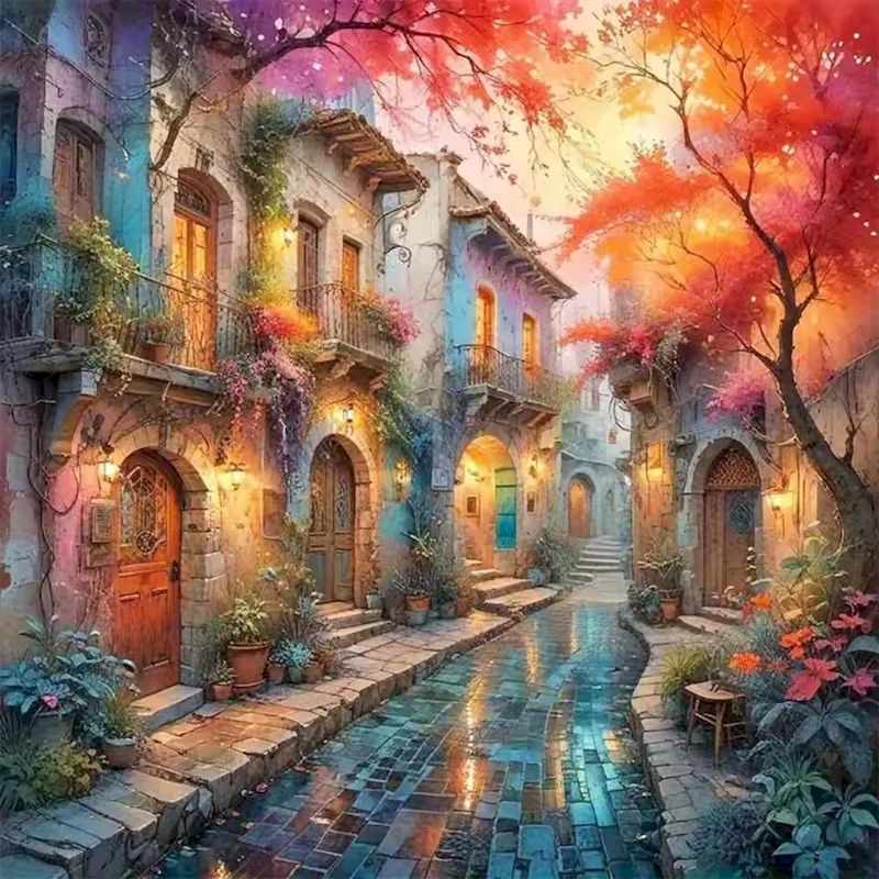 Resin Art Wallpaper - RUOPOTY Peinture diamant 5D, Art mural