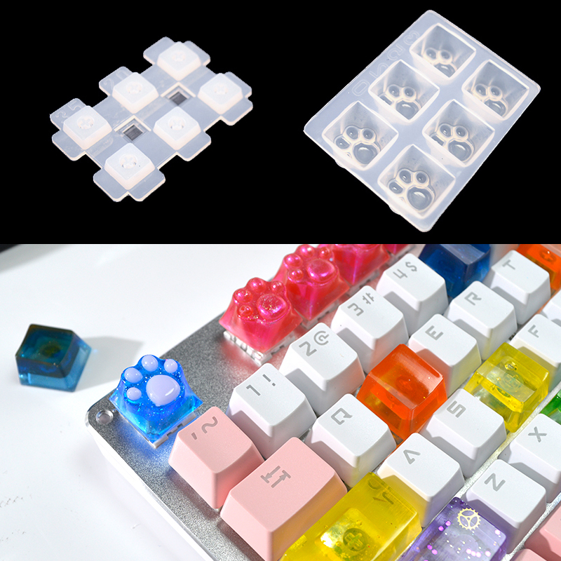 Resin Art Equipment - Moule De capuchon De clé en