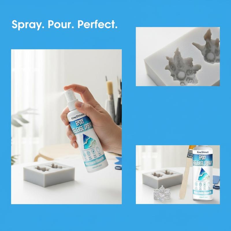 Release Spray Silicone - Spray de démoulage époxy non toxique