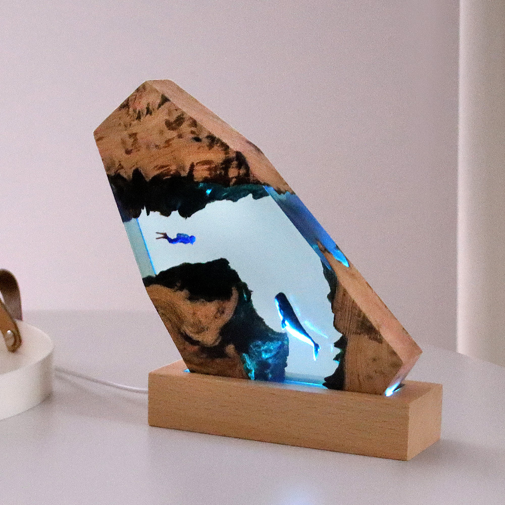 Resin Art Wedding Gift - Nouvelle Décoration de Bureau Maison Plongeur