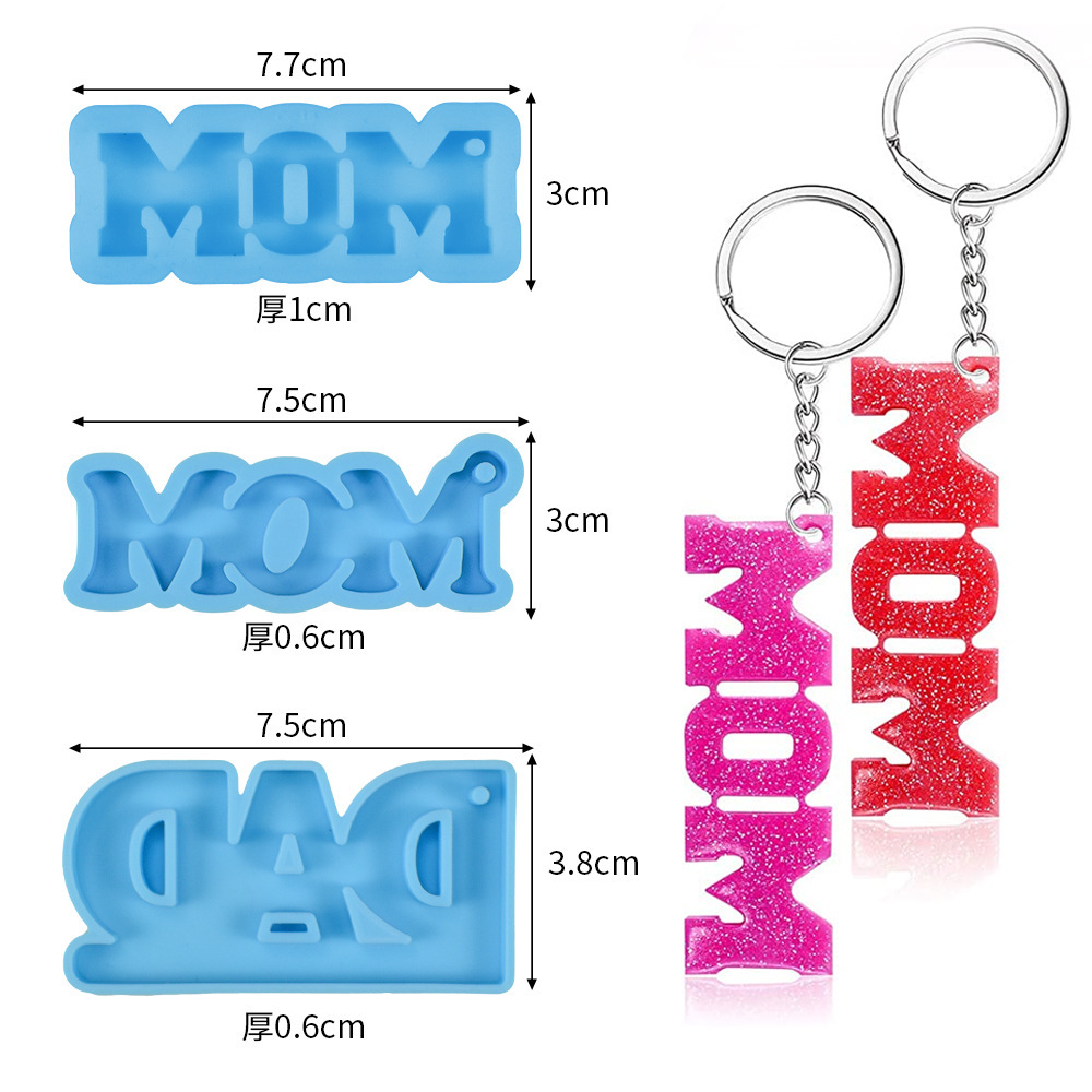 Resin Art Alphabet - Bricolage résine Silicone moule lettre anglaise