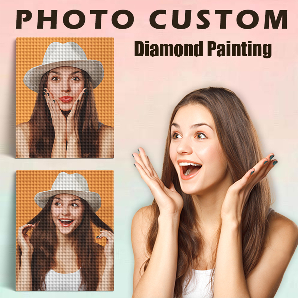 Resin Art Work - Peinture diamantée Evershine, motif carré ou