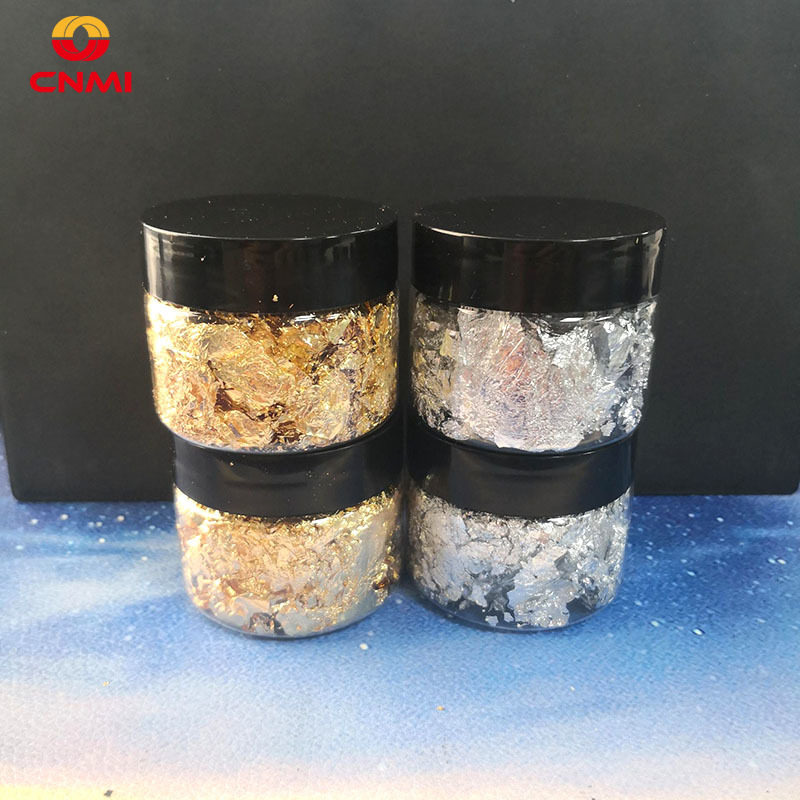 Resin Art Wedding Gift - Flocons de cuir chevelu doré, remplissage