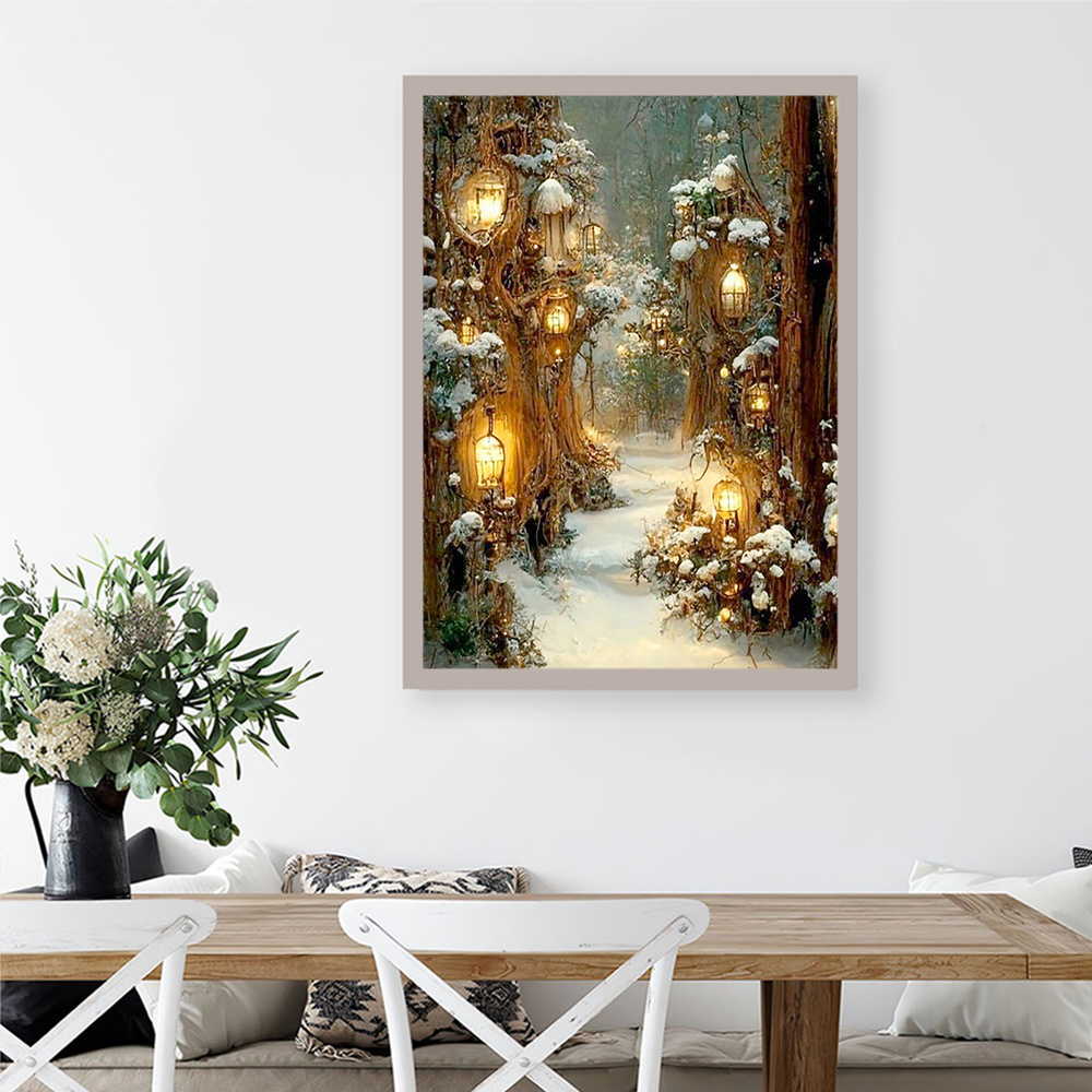 Huacan-Kit de peinture de pays - Resin Art Wallpaper avis et prix