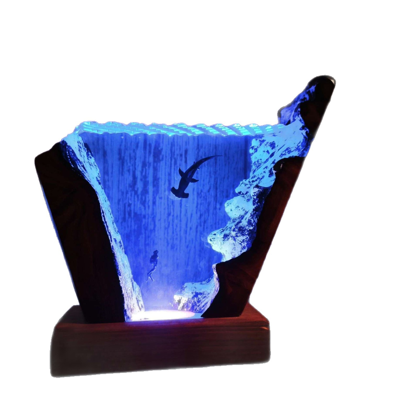 Ornement lumineux Requin Marte - Resin Art Wedding Gift avis et prix