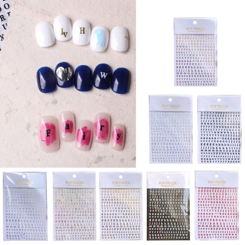 Autocollants Nail Art alphabet - Resin Art Alphabet avis et prix