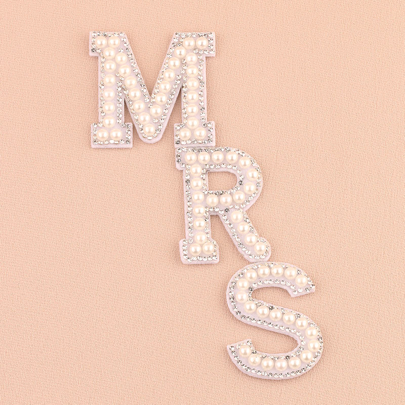 1 ensemble de patchs lettres M - Resin Art Alphabet avis et prix