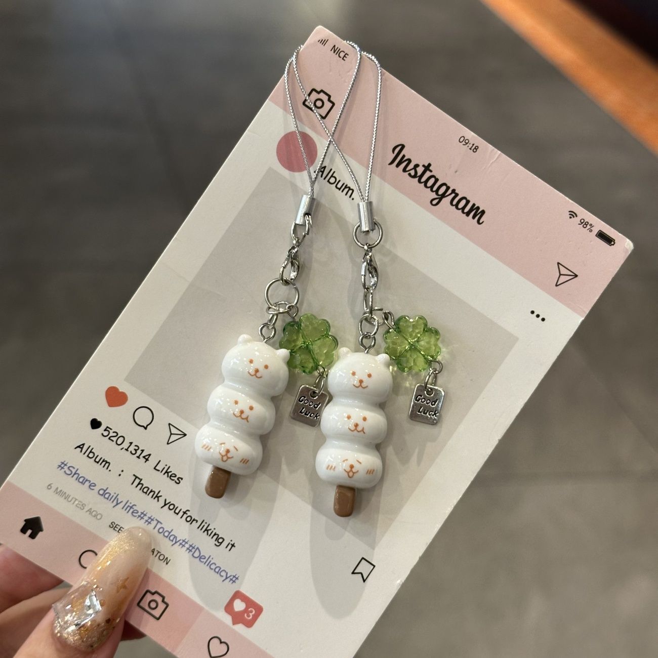 Pendentifs de téléphone Joke B - Resin Art Alphabet avis et prix