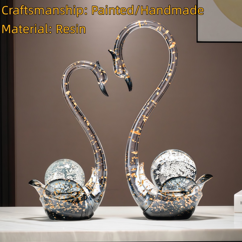 Figurine de cygne en résine de - Resin Art Wedding Gift avis et prix