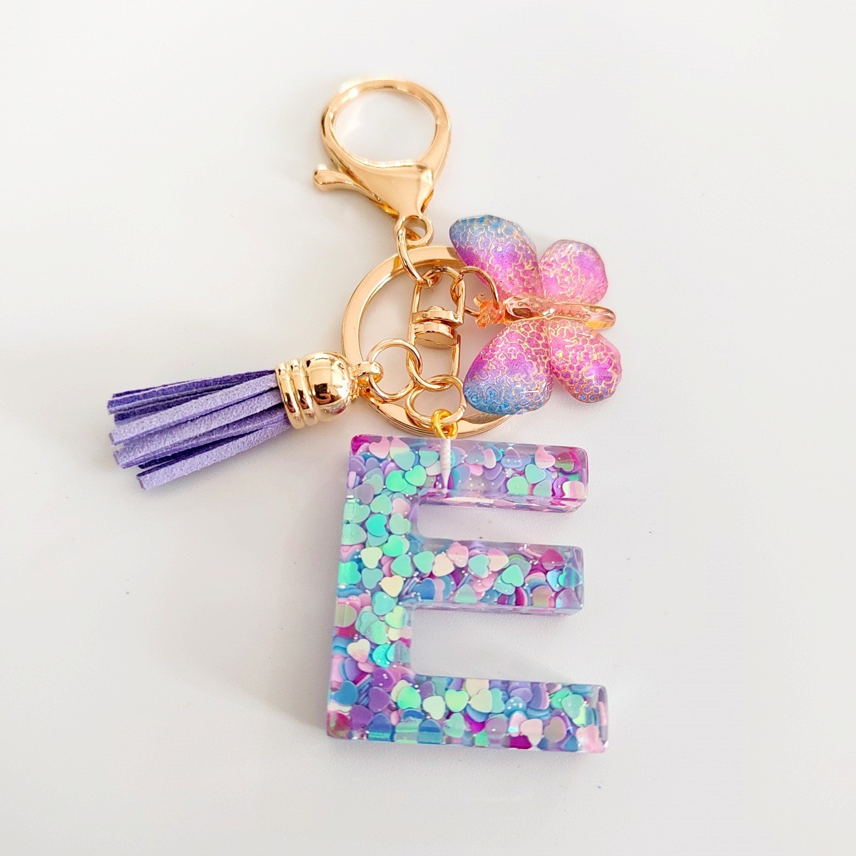 Porte-clés tendance avec initi - Resin Art Alphabet avis et prix